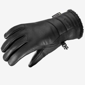 NEW Salomon NATIVE GORE TEX Women Gloves leather PrimaLoft Ski Snowboard Size XS